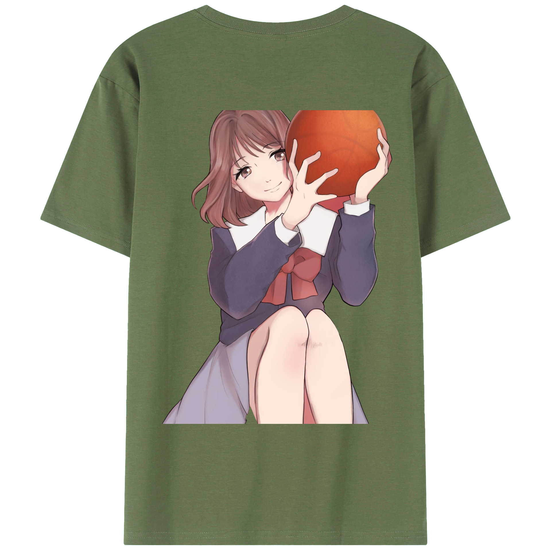 （画像用） SLAM DUNK／スラムダンク 綿100％ メンズ半袖Tシャツ（バックプリント） 通気性